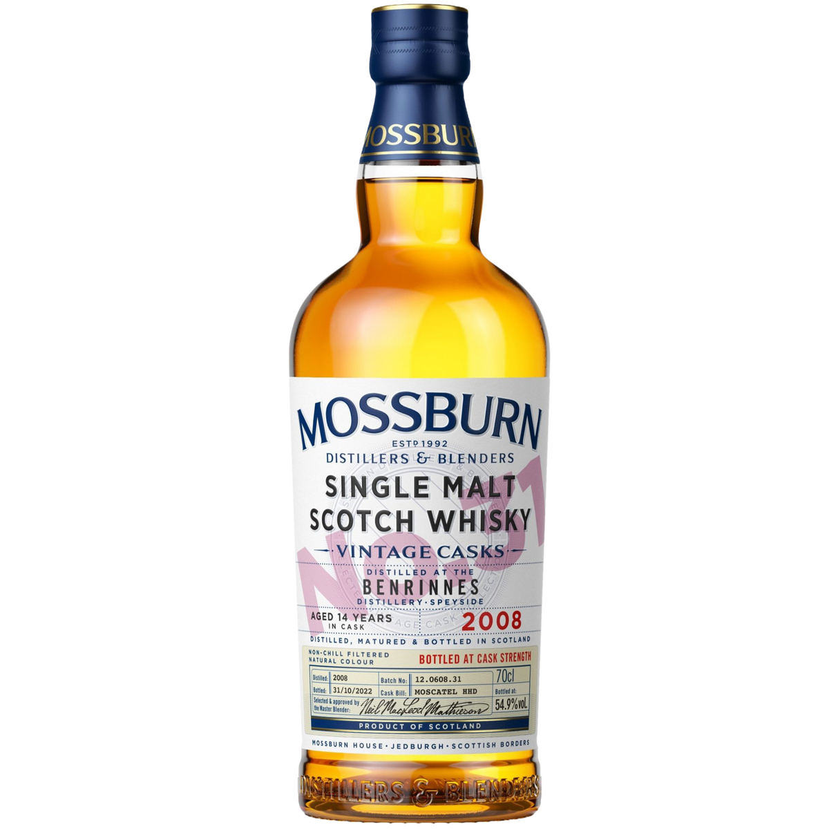Mossburn Vintage Casks No.31 Benrinnes 2008 Moscatel Finish