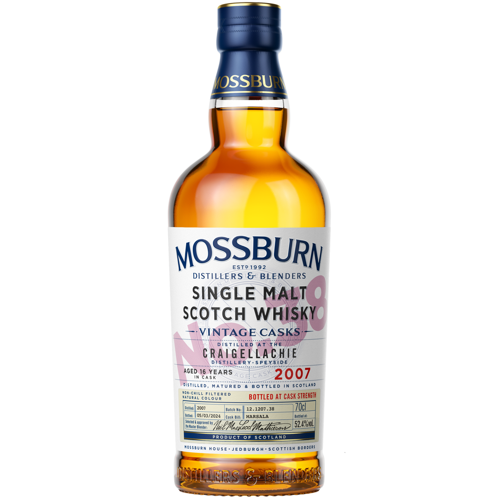 Mossburn Vintage Casks Single Malt Craigellachie 2007 - Marsala Finish - Cask Strength