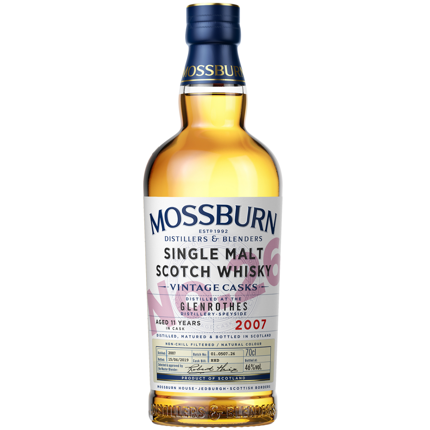 Mossburn Vintage Casks Single Malt Glenrothes 2007