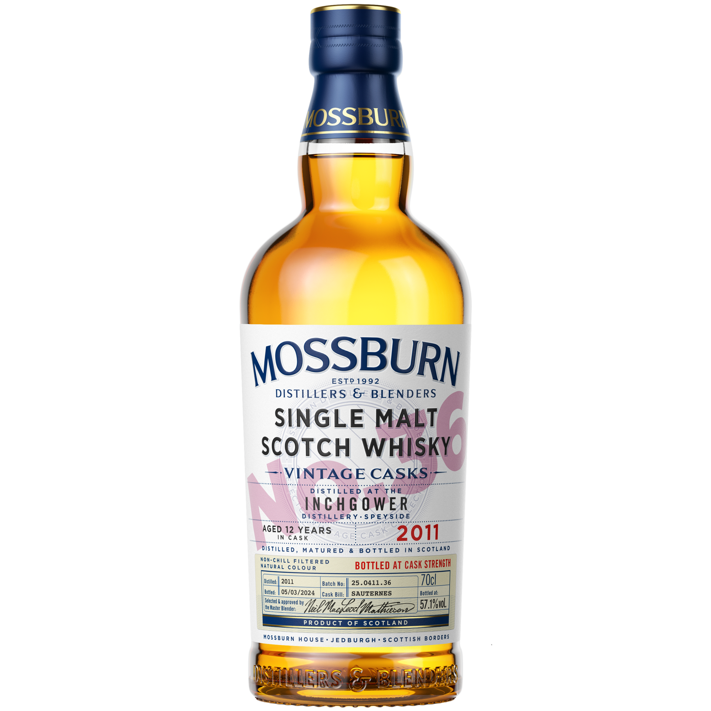 Mossburn Vintage Casks No. 36 : Inchgower 2011 - Sauternes Finish