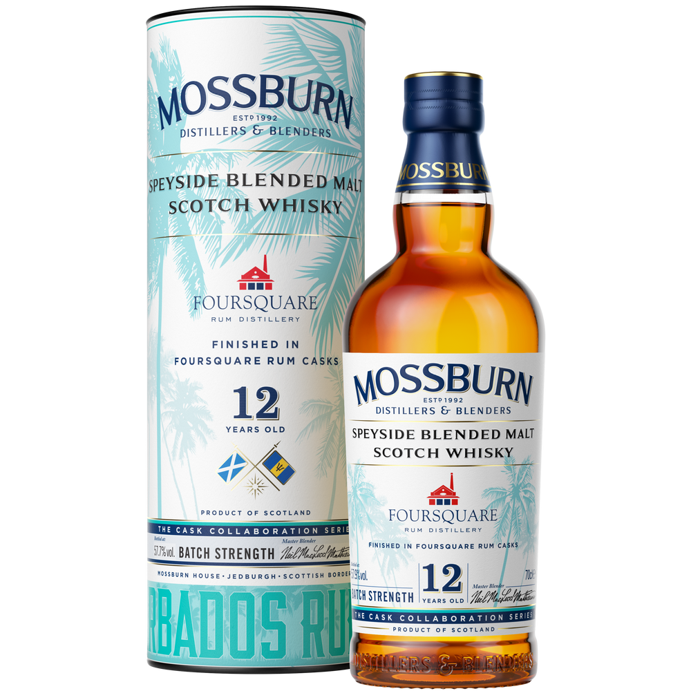 Mossburn 12 Jahre alter Speyside Blended Malt Foursquare Rum Finish