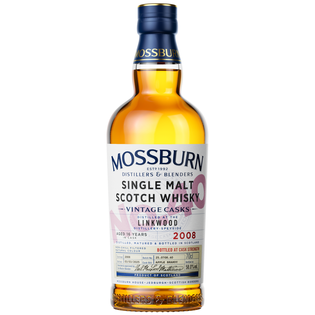 Mossburn Vintage Casks No.40 Linkwood 2008 Apple Brandy Finish