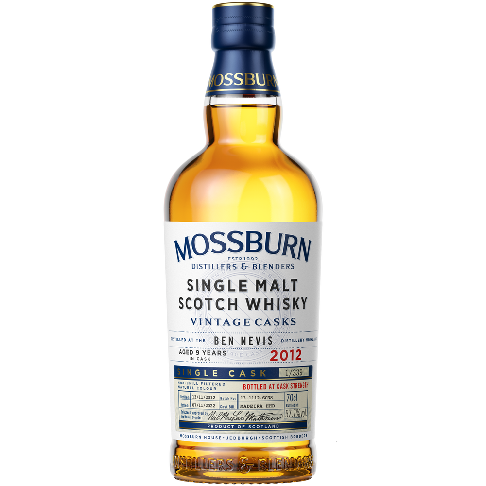 Mossburn Single Cask : Ben Nevis 2012 - Madeira Finish