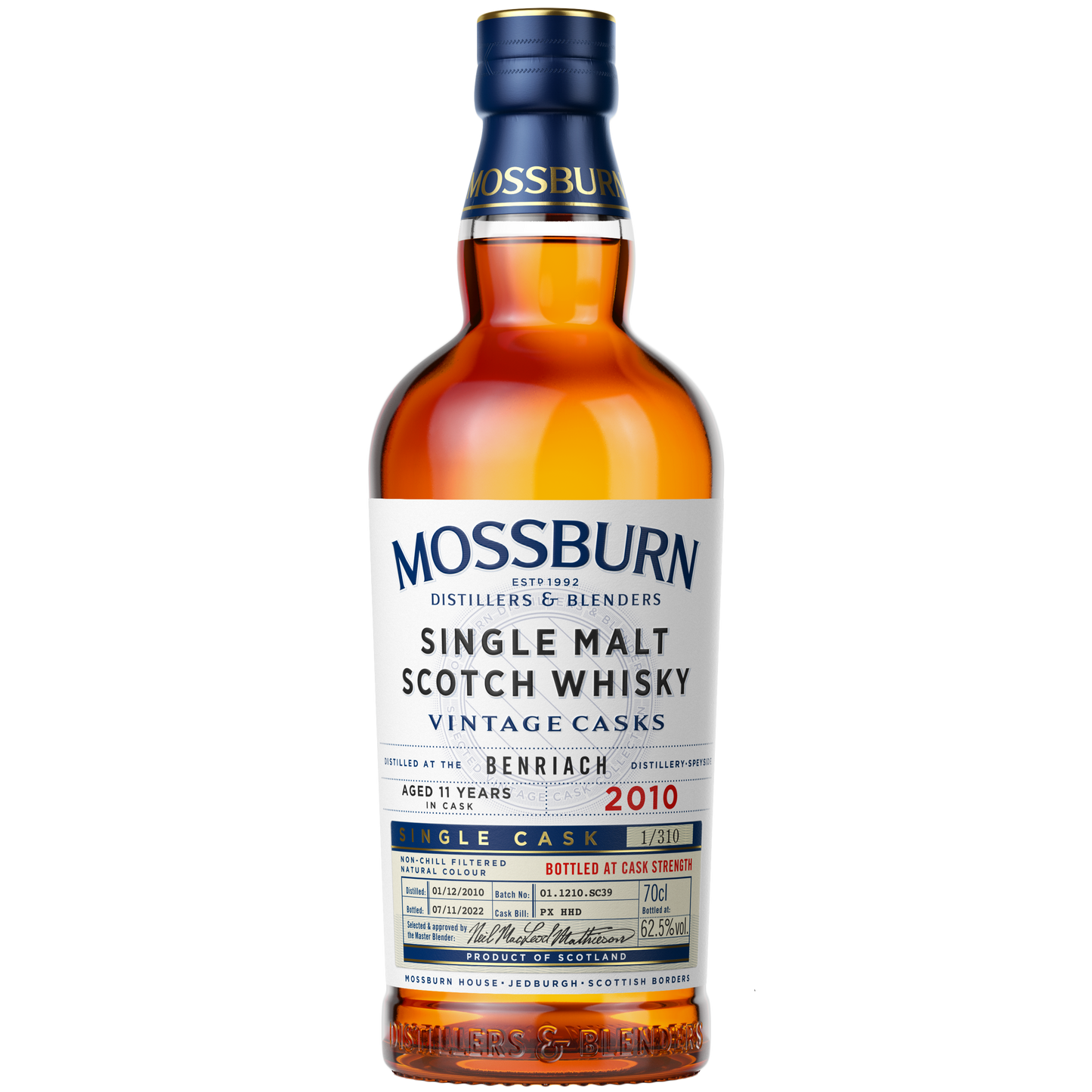 Mossburn Vintage Casks: Einzelfass Benriach 2010