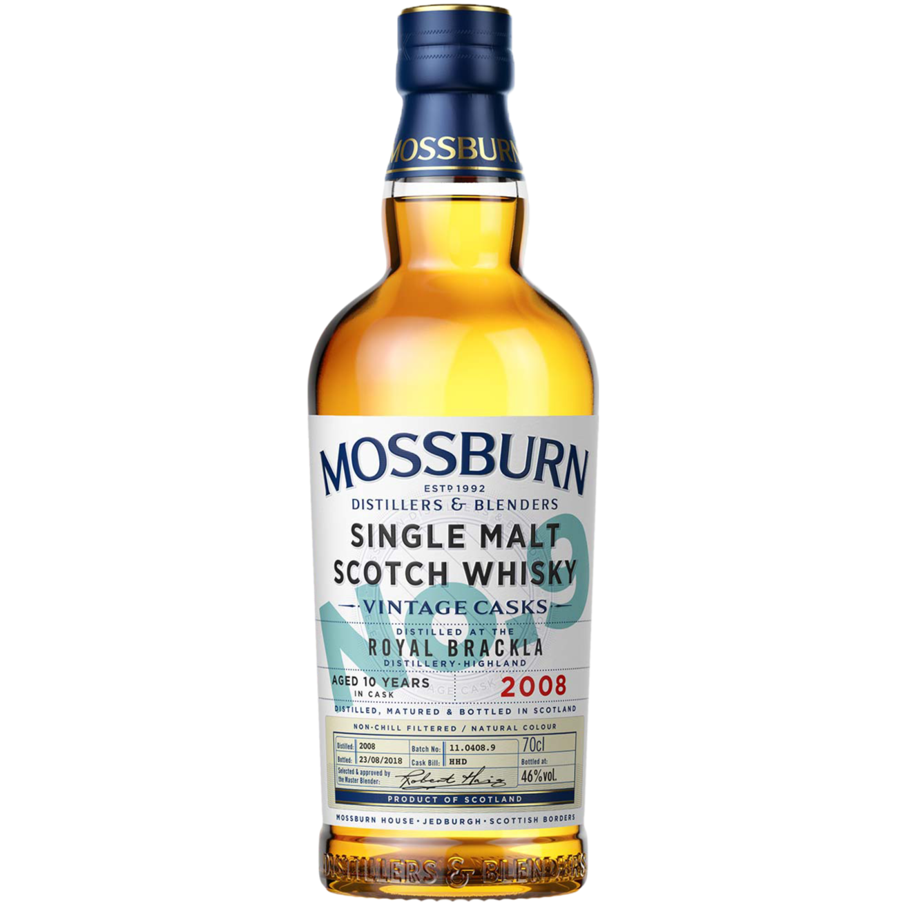 Mossburn Vintage Casks Single Malt Royal Brackla 2008